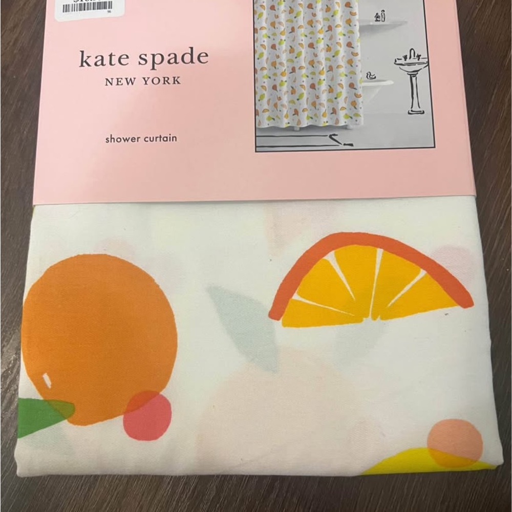 Kate Spade Citrus Print Shower Curtain